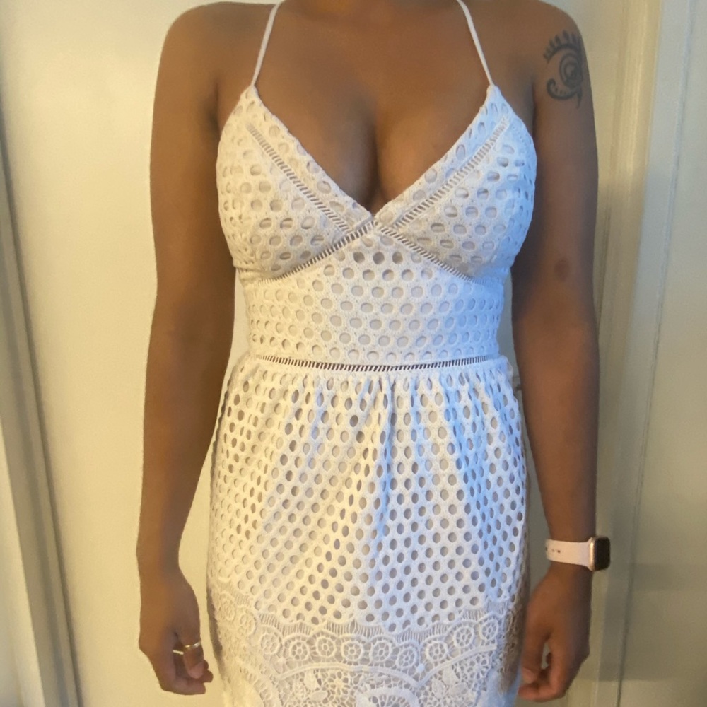 White summer dress
